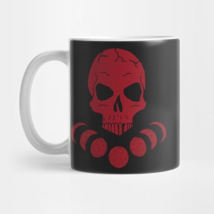 Skull and moon phases Mug